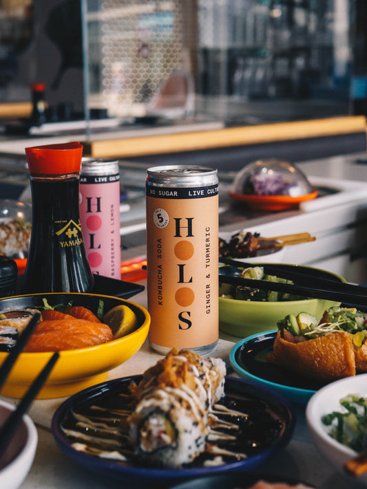 Yo! Sushi lists Holos 'Kombucha Soda'