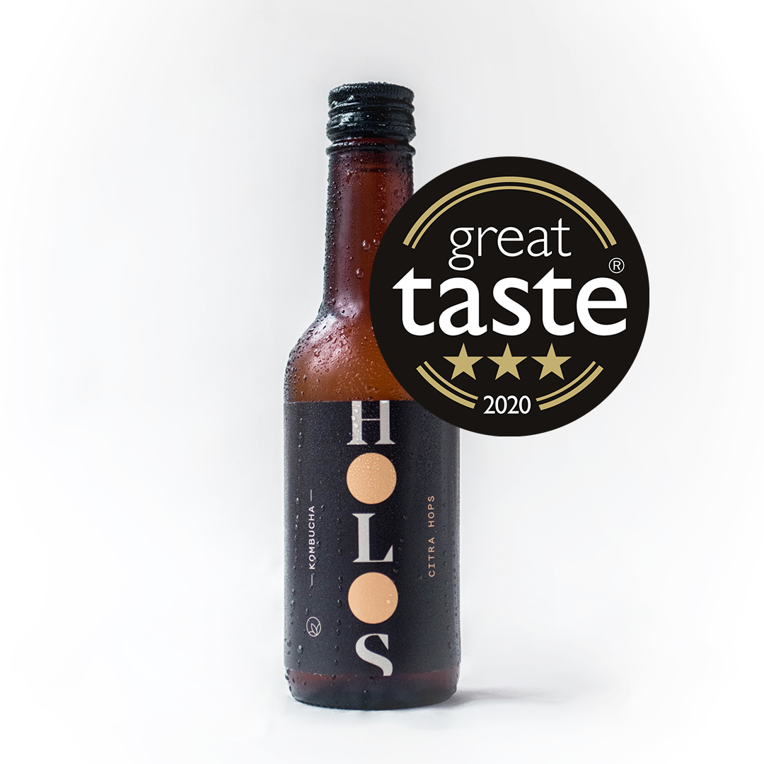 Citra Hops kombucha wins 3 stars at Great Taste Awards!