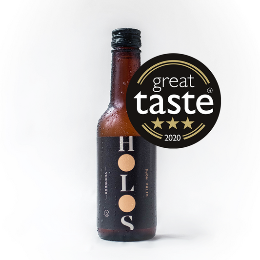 Citra Hops kombucha wins 3 stars at Great Taste Awards!