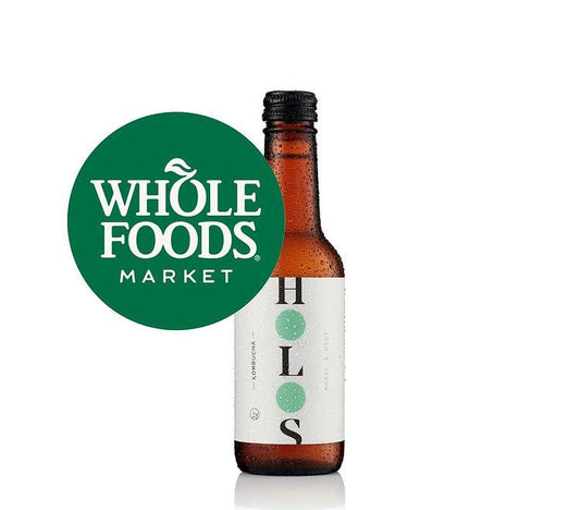 Tada ... HOLOS kombucha is now in WHOLE FOODS!