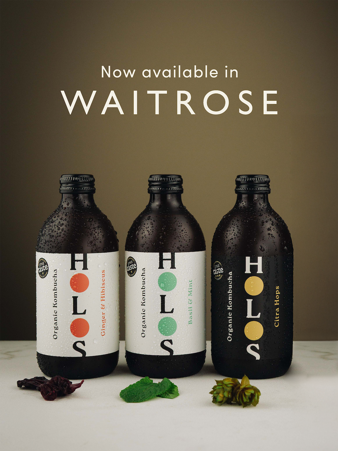 Holos Organic Kombucha Launches in Waitrose