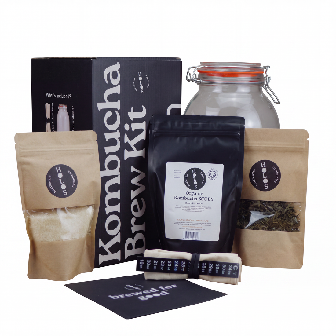 New & improved: Holos Organic Kombucha Brew Kit