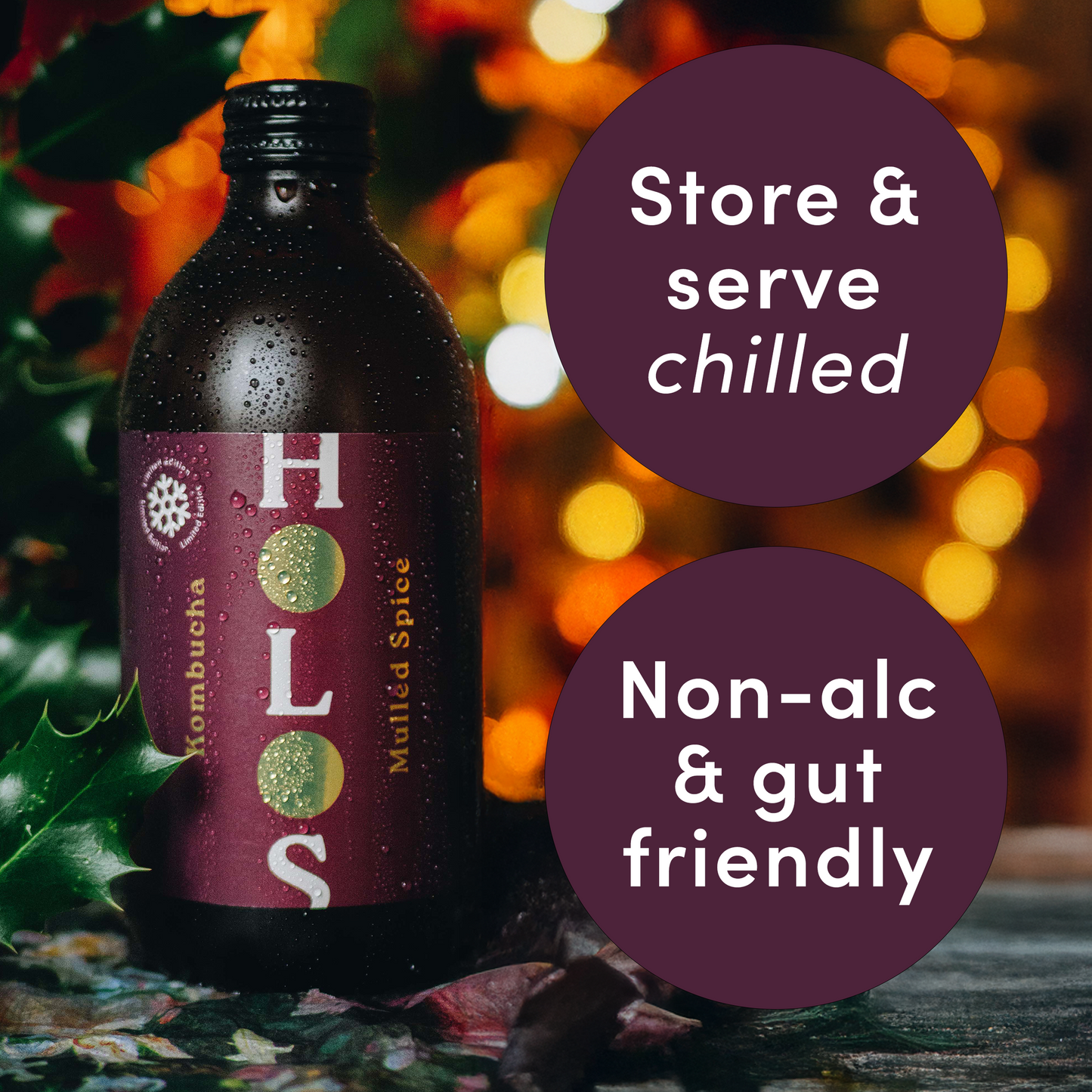 Mulled Spice Christmas Kombucha