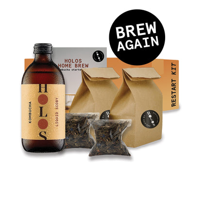 Kombucha Brewing kit with SCOBY - RESTART KIT