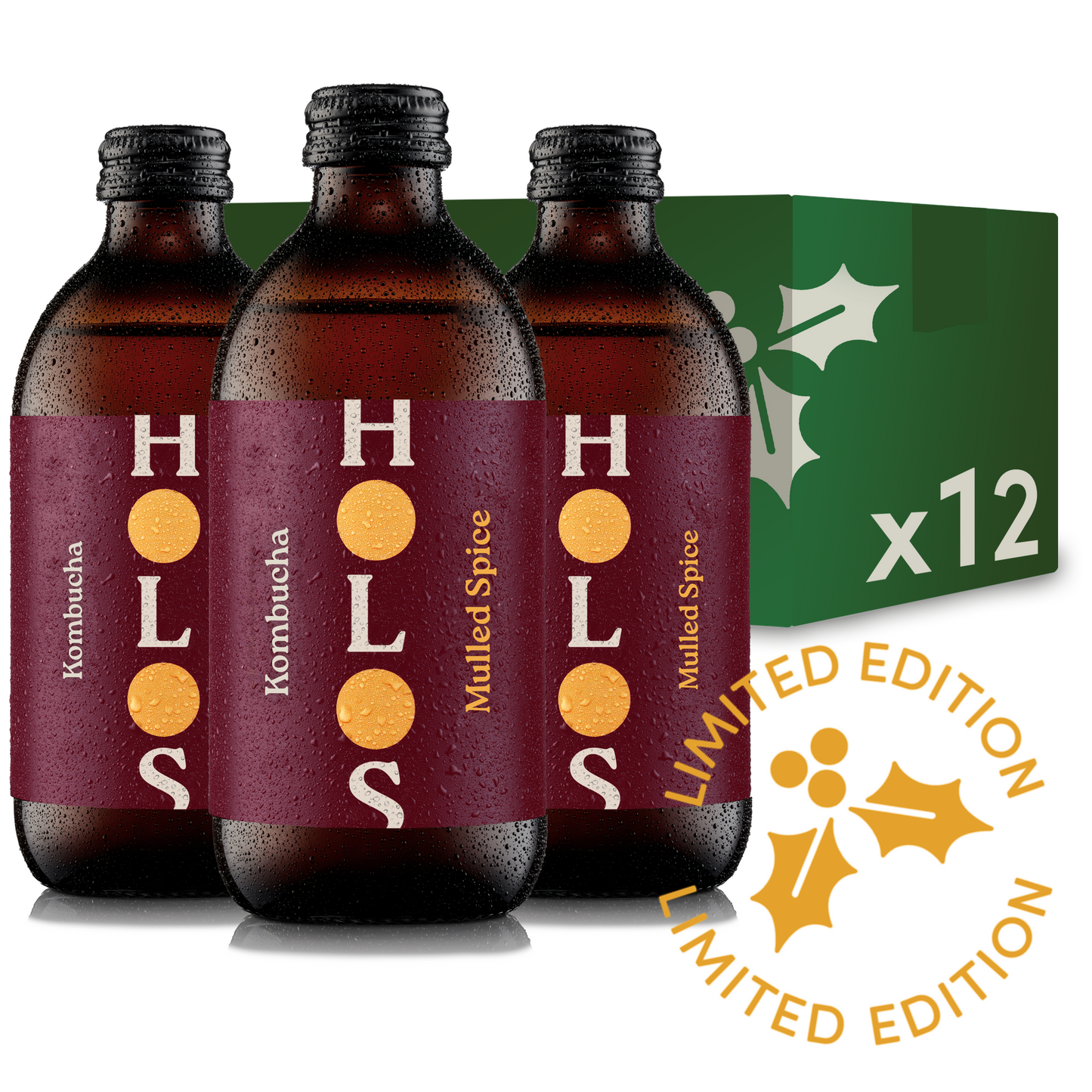 Mulled Spice Christmas Kombucha