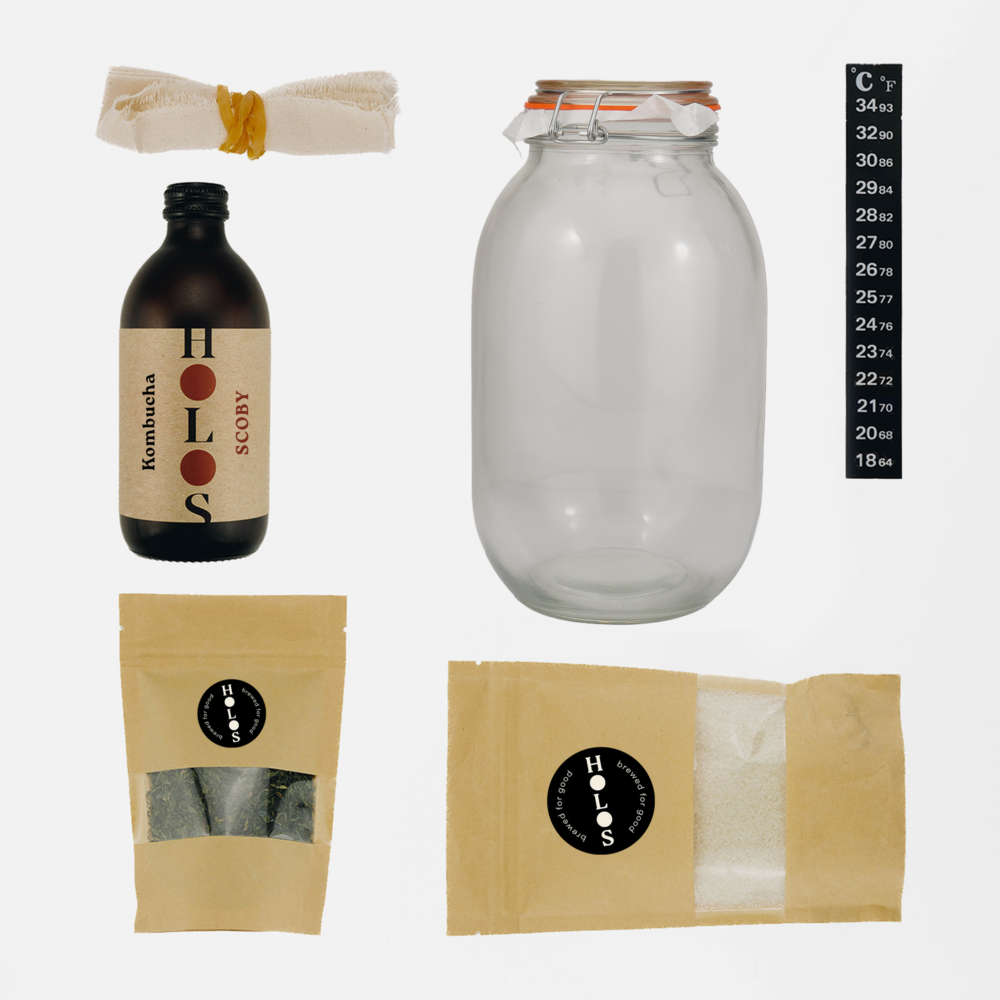 Kombucha Brewing Kit with SCOBY