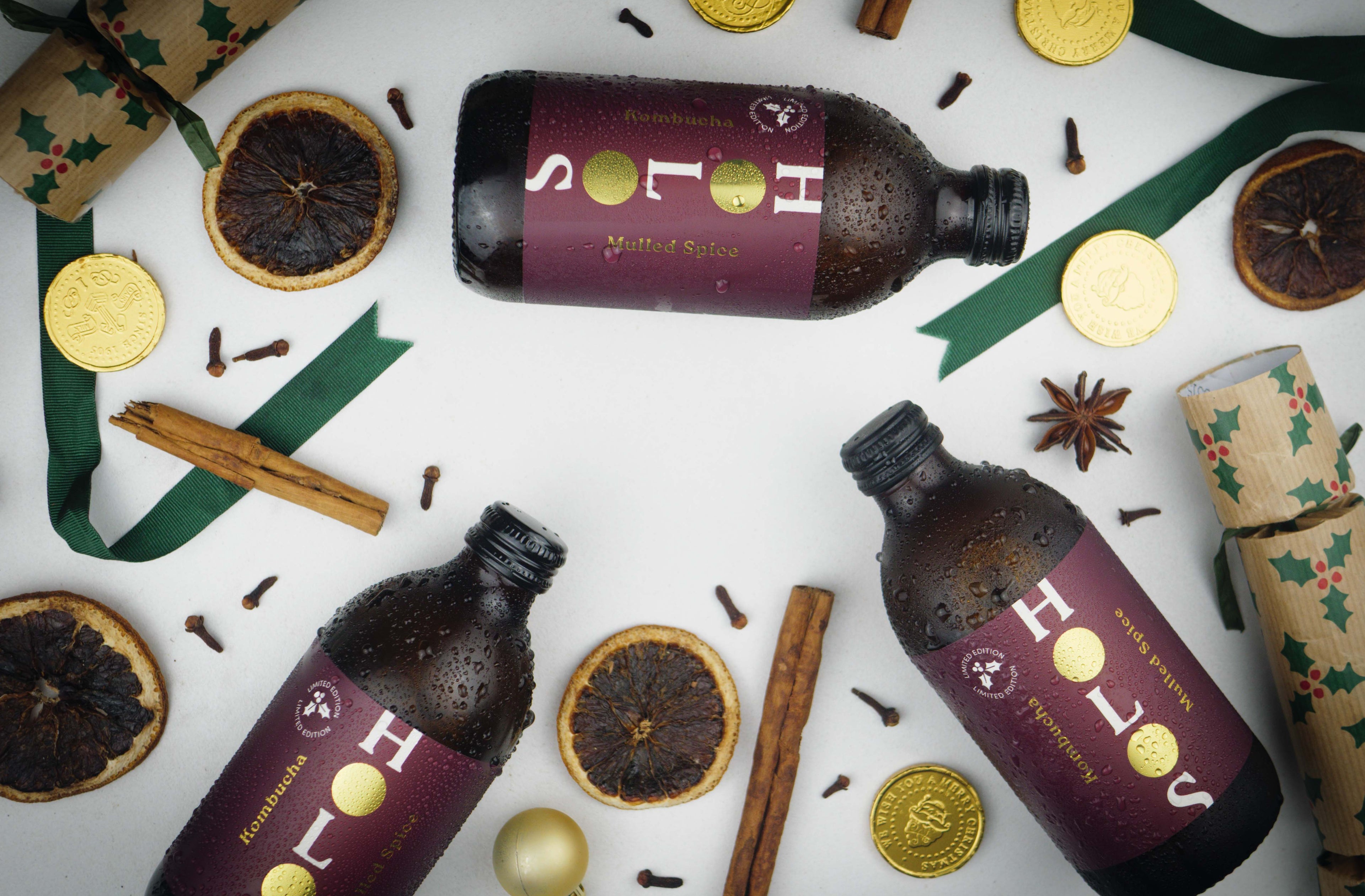 MULLED SPICE KOMBUCHA CHRISTMAS HOLOS FESTIOVE GIFT
