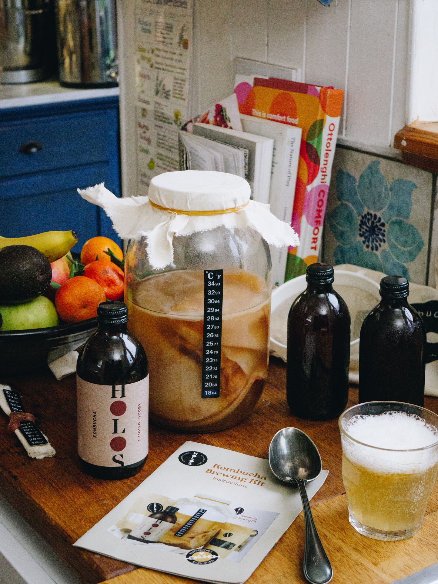 Kombucha Brewing Kit with SCOBY