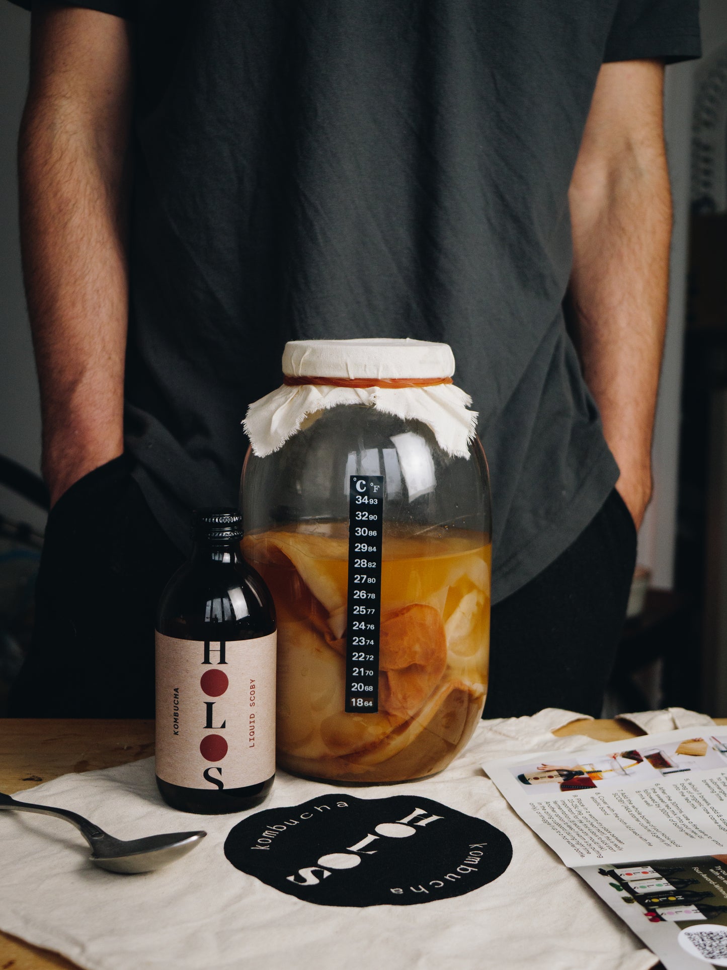 Kombucha Brewing Kit with SCOBY